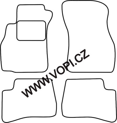 Textil-Autoteppiche Hyundai Accent 01/2000 - 07/2006 Royalfit (1817)